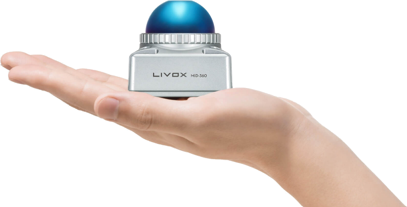 Livox MID-360 LiDAR na dłoni